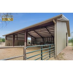 Pollaio Prefabbricato in Acciaio Leggero/Capannone per Polli in Metallo con Pareti a Rete e Tetto a Pannello Singolo, Design per Allevamento Avicolo - Product Image 4