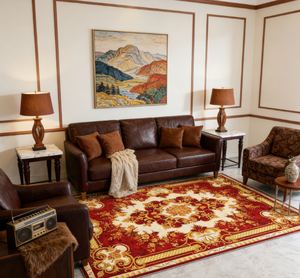 Alfombra de Oración Islámica Hecha a Máquina, Ecológica, Antideslizante, Superficie Lisa, Amortiguadora, Anti-Fatiga - Product Image 1