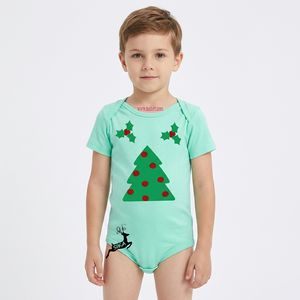 Rompers de Bebé de Algodón Orgánico Certificado en Oferta en Tirupur, Primavera, Unisex, con Botones a Presión y Manga Corta - Product Image 2