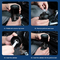 Nouveau Diffuseur d'Arôme Intelligent Haut de Gamme pour Voiture, Parfum de Voiture Longue Durée à Pulvérisation Automatique, Purificateur d'Air