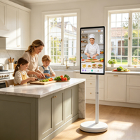 Monitor LED de 21.5 Pulgadas de Alto Brillo para Publicidad, Señalización Digital para Tiendas Minoristas, Súpermercados, Animación Gráfica para Interiores/Exteriores