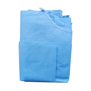 EO steril yüksek performanslı SMS nonwoven tek kullanımlık cerrahi elbiseler hastane ameliyat odası takviyeli çalışan ceket havlu ile - Product Image 6