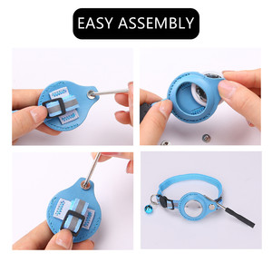 Collar Antipérdida para Gatos con Soporte para <span class=keywords><strong>AirTag</strong></span>, Collar Reflectante de Nailon para Gatitos con Hebilla de Liberación Rápida - Product Image 5