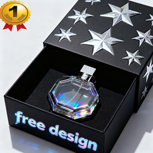 Custom Logo Eco-Friendly Rigid Cardboard <b>Box</b> with Handle and Foam Insert for Perfume Packaging <b>Magnetic</b> Closure - Product Image 1