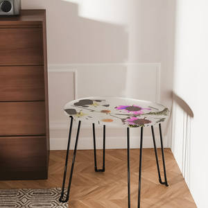 Moderno tavolo e panca stampo in Silicone vassoio ellittico stampo in resina epossidica per soggiorno e angoli camera da letto - Product Image 2