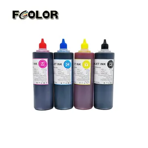 500ml 캐논 엡손 프린터 호환 방수 넥타이 염료 사진 용지 인쇄 잉크