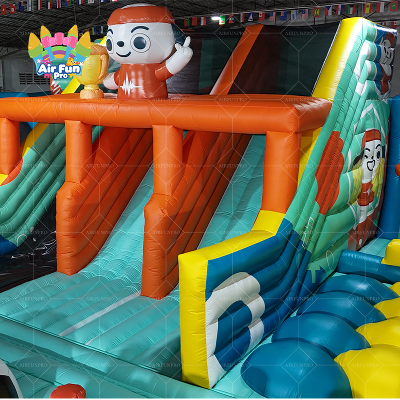 Huge Inflatable Theme Park Combo Playground