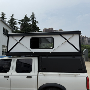 <span class=keywords><strong>Techo</strong></span> Rígido Todoterreno para Camioneta RV, <span class=keywords><strong>Techo</strong></span> Desmontable, Esencial para Viajes Pequeños, Deportes al Aire Libre, Negro/Blanco - Product Image 4