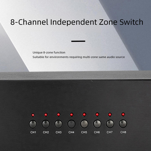 Système de sonorisation IP PA HuiDu IP-R914, système audio professionnel, amplificateur de partitionnement 8 zones, contrôle intelligent des zones, scène, école, communauté - Product Image 3