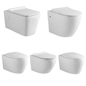Inodoro Suspendido de Doble Vórtice con Ahorro de Agua, de Cerámica Blanca, para Proyectos de Hoteles y Villas, al Mejor <span class=keywords><strong>Precio</strong></span> al por Mayor - Product Image 1