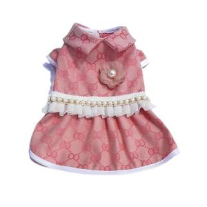 Toptan Pet ürün yeni tasarım <span class=keywords><strong>2025</strong></span> köpek tasarımcı giyim köpek kediler için kaniş ince elbise sonbahar kıyafet - Product Image 3