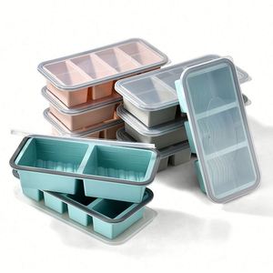 Plastic Square Dried Food Storage Jar Flip Top Lid Microwave Fridge Safe Eco-Friendly Large Capacity Carton Europe Giveaways - Product Image 5