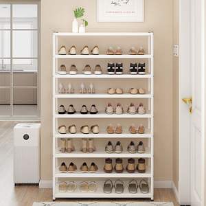 Étagère à chaussures simple et moderne à 8 niveaux pour le rangement à domicile ou en dortoir, anti-poussière, anti-moisissure, meuble autoportant pour salon - Product Image 4