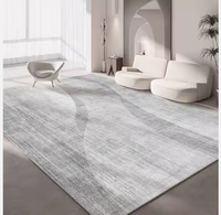 Tapis moderne en velours cristal Tapis nordiques de luxe élégants pour le salon