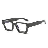 Lunettes carrées classiques populaires, simples et de grande taille, lunettes de mode anti-lumière bleue, lunettes optiques personnalisées pour la myopie, monture de lunettes