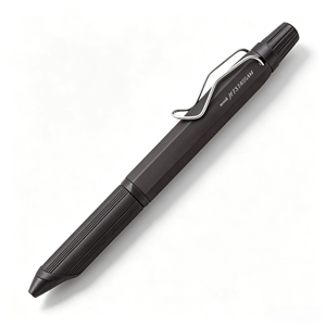 UNI Jetstream SXE3-2503-28 0.28mm Three Color Rotary Twist Ballpoint <b>Pen</b> Aluminum Metal Grip Stainless Clip Replaceable School - Product Image 1