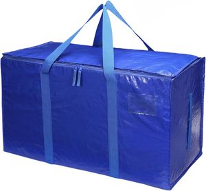 Waterproof Moving Dustproof <b>Storage</b> Organizer Bag Extra Large Capacity Woven Laundry Shopping Bag for Home Use for <b>Clothes</b> - Product Image 1