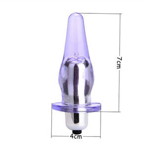 Set Vibratore Dildo Palline Anali e Butt Plug Sex Toys per Donna Uomo e Coppie Stick Vibrante in Jelly Stimolatore Vaginale - Product Image 5