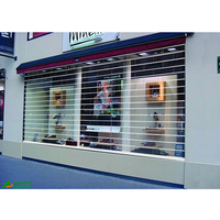 Obturateur transparent automatique de haute qualité moderne Magasin commercial Porte à volet roulant en polycarbonate