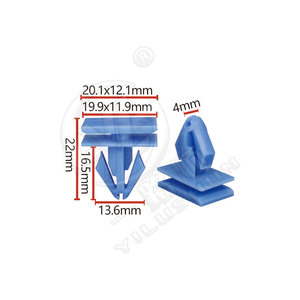 Clips de montaje para arco de rueda Smooth Sailing D1202 para Jeep Grand Cherokee Commander Compass, color azul, sujetador automático - Product Image 4