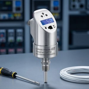 Interruptor de Flujo Endress Hauser/E+H DTT31, Conector de Enchufe M20, Pantalla Digital 0-3m/s - Product Image 3