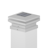 Exterior IP64 impermeable jardín valla puerta paisaje decoración iluminación Villa columna lámpara Led Solar poste Pilar Luz