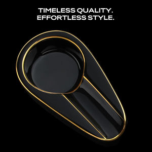 VANACE <b>Portable</b> Eco Friendly Ceramic Customizable Modern Cigar <b>Ashtray</b> with Adjustable Outdoor Safety Features - Product Image 2