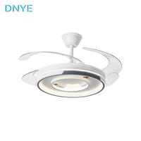 Ventilateur de plafond LED moderne de haute qualité pour salon et chambre à coucher, 42 pouces, trois températures de couleur réglables, télécommande