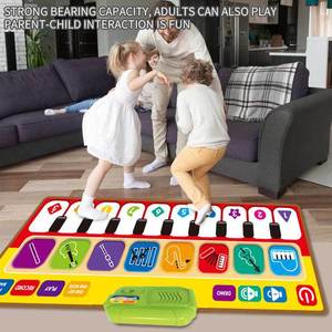 Tappetino per pianoforte musicale per bambini giocattoli educativi tappetino per tastiera per pianoforte tappeto per bambini numero coperta Touch Playmat 2022 - Product Image 4