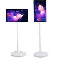 Huasheng YS2150 Écran intelligent de 21,5/27/32 pouces pour mobile et TV, avec verre trempé à cristaux liquides et contrôle tactile direct