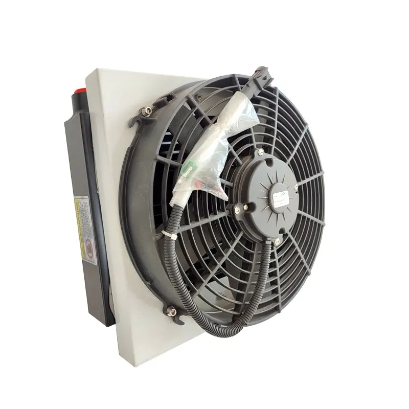 Scambiatore di calore a piastre per refrigeratore d'aria da esterno 12v Dc ventilatore idraulico in alluminio scambiatore di calore industriale radiatore dell'olio dell'aria
