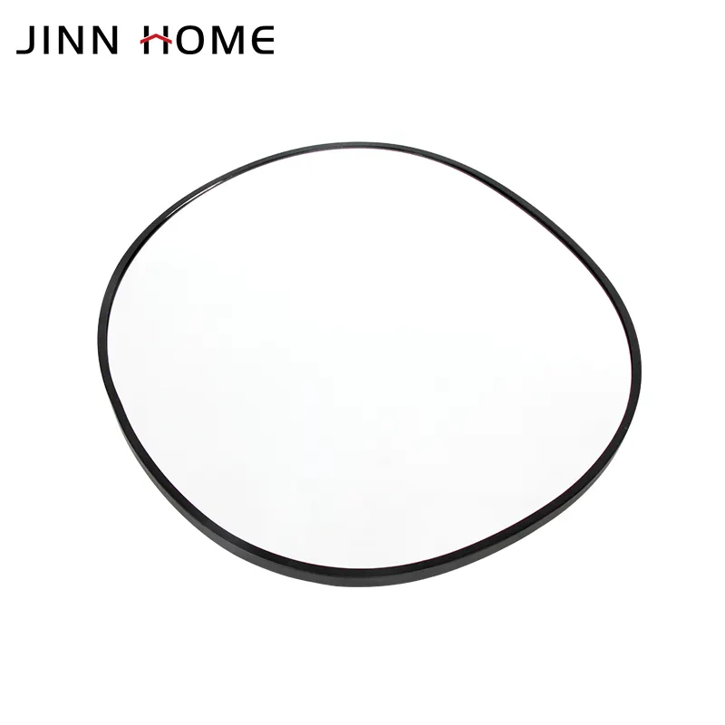 جدار دائري حديث للغاية بتصميم جديد من jinnhome، جدار دائري زينة بمرآة كبيرة