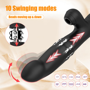 Nuovo Vibratore a Bacchetta Wenma Rose con Doppi Motori, 10 Modalità di Vibrazione, 5 Modalità di Scorrimento e Modalità di Suzione LX-3113, Giocattolo per Adulti Femminile - Product Image 2