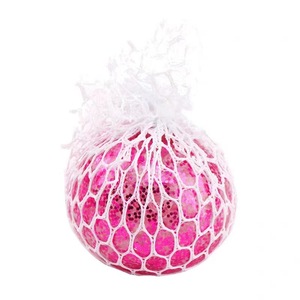 Jincan Red Grape Design <b>Crystal</b> <b>Ball</b> Squeeze Toy Gold Powder Beaded Net Pop Music Stress Relief and Ventilation for Girls - Product Image 5