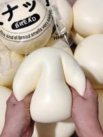 Jouet anti-stress à presser en forme de pain au lait extra-large, super moelleux et doux, à récupération lente, pour garçons de 6 mois