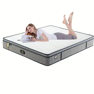 Schlafzimmer möbel Bett matratze Fabrik in China hochwertige Colchon OEM Marke Royal Comfort Feder kern matratze in Box komprimiert