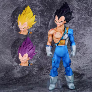Super Cool Deluxe Emballage Modèle Artisanat Draguns Balls Animation Manuel Triple Tête <span class=keywords><strong>Guerre</strong></span> Dommages Vegeta Anime Figure - Product Image 2