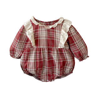 Autumn 2025 <strong>New</strong> Style Newborn <strong>Baby</strong> Clothes Girl Romper Casual One-Piece <strong>Outfit</strong> in Korean Version Cotton Button <strong>Baby</strong> Jumpsuit - Product Image 4