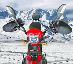 Venta al por mayor de neopreno invierno parabrisas grueso motocicleta manillar cubierta <span class=keywords><strong>volante</strong></span> cubierta guantes de montar - Product Image 4