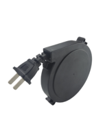 Einziehbare Verlängerungskabelrolle DYH-1807 für Haushaltsgeräte, EU-Stecker, 1,6m Kabel, Automatische Kabelaufwicklung