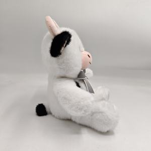 Vente en gros de peluche <span class=keywords><strong>vache</strong></span> noire et blanche de 25 cm, jouet en peluche super doux lavé, pour cadeaux d'anniversaire pour enfants et adultes - Product Image 3