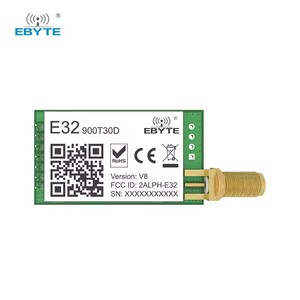 Voltnexus EBYTE ODM E32-900T30D Factory Price Long 30dBm 1W Semtech 868 915mhz Lora <b>Wireless</b> <b>Module</b> - Product Image 2