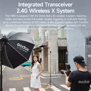 <span class=keywords><strong>GODOX</strong></span> V480 S TTL กล้อง SPEEDLITE 650 Time hss Smart DISTANCE readout 2.0ทัชสกรีน2.4G ระบบไร้สายสำหรับ Sony - Product Image 4
