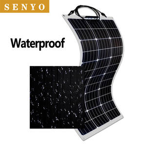 Moduli fotovoltaici flessibili Pannello solare semi-flessibile 80W Pannelli solari a film sottile Energia pulita Durevole - Product Image 2