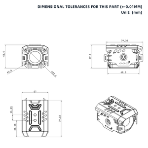 Pods Auxiliares LED Ámbar 3000K Sin Cableado para Motocicleta y Scooter, Faros Multifuncionales Antiniebla y de Conducción - Kit de Actualización con Luz de Relleno - Product Image 3