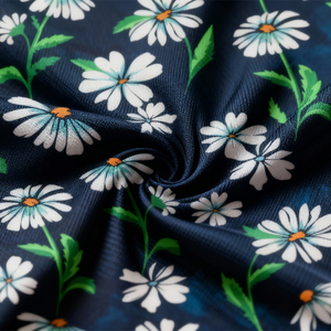 Tissu Crêpe Extensible 100% Polyester à Bon Prix, Doux, Respirant, Imprimé Numérique, Poids Moyen, Idéal pour Robes de Filles - Product Image 2