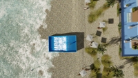Simulateur de surf bleu clair commercial en acier inoxydable 3 personnes capacité de 500kg longueur 15m intérieur/extérieur jeu d'eau à bas prix