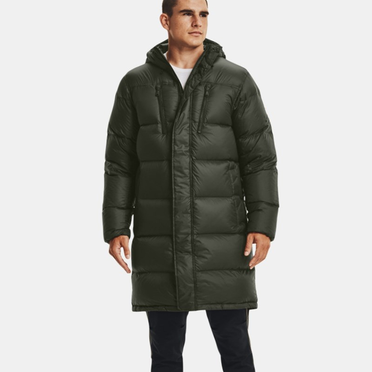 High Quality Breathable Hooded Down Heavy Weight Winter Coat Men Winter Long Down Parka