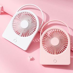 Venta al por mayor de alta calidad de la batería ventilador de escritorio personal Usb recargable Mini portátil 2 en 1 ventiladores de mano VENTILADOR DE MESA - Product Image 2