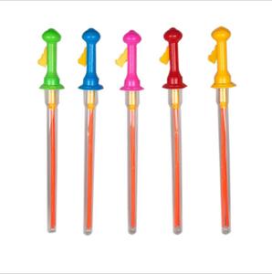 46CM Big Bubble Western Sword Bâton à bulles en plastique bleu Jouet de dessin animé pour enfants - Product Image 1